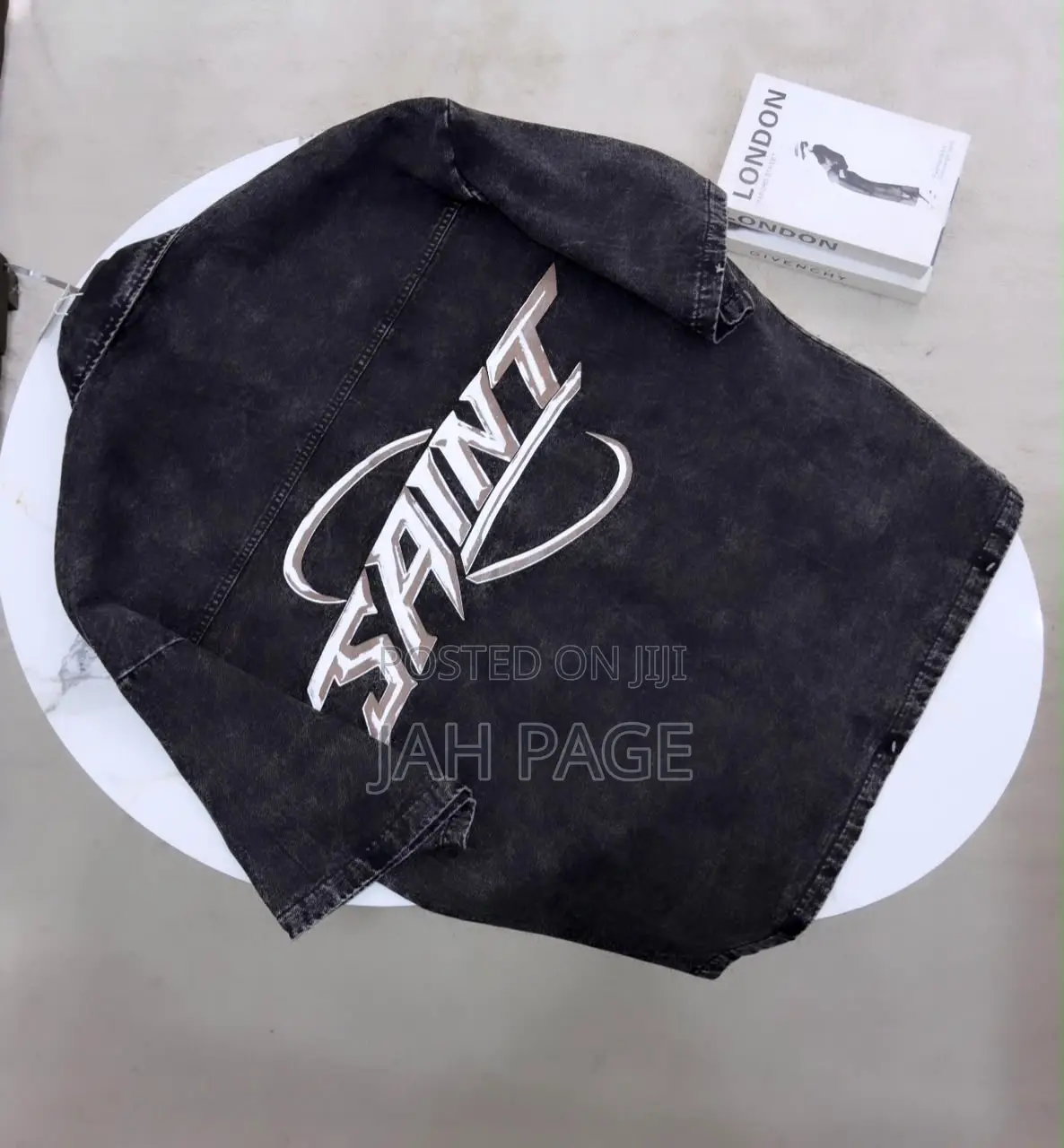Solid Wash Vintage Jeans Shirt
