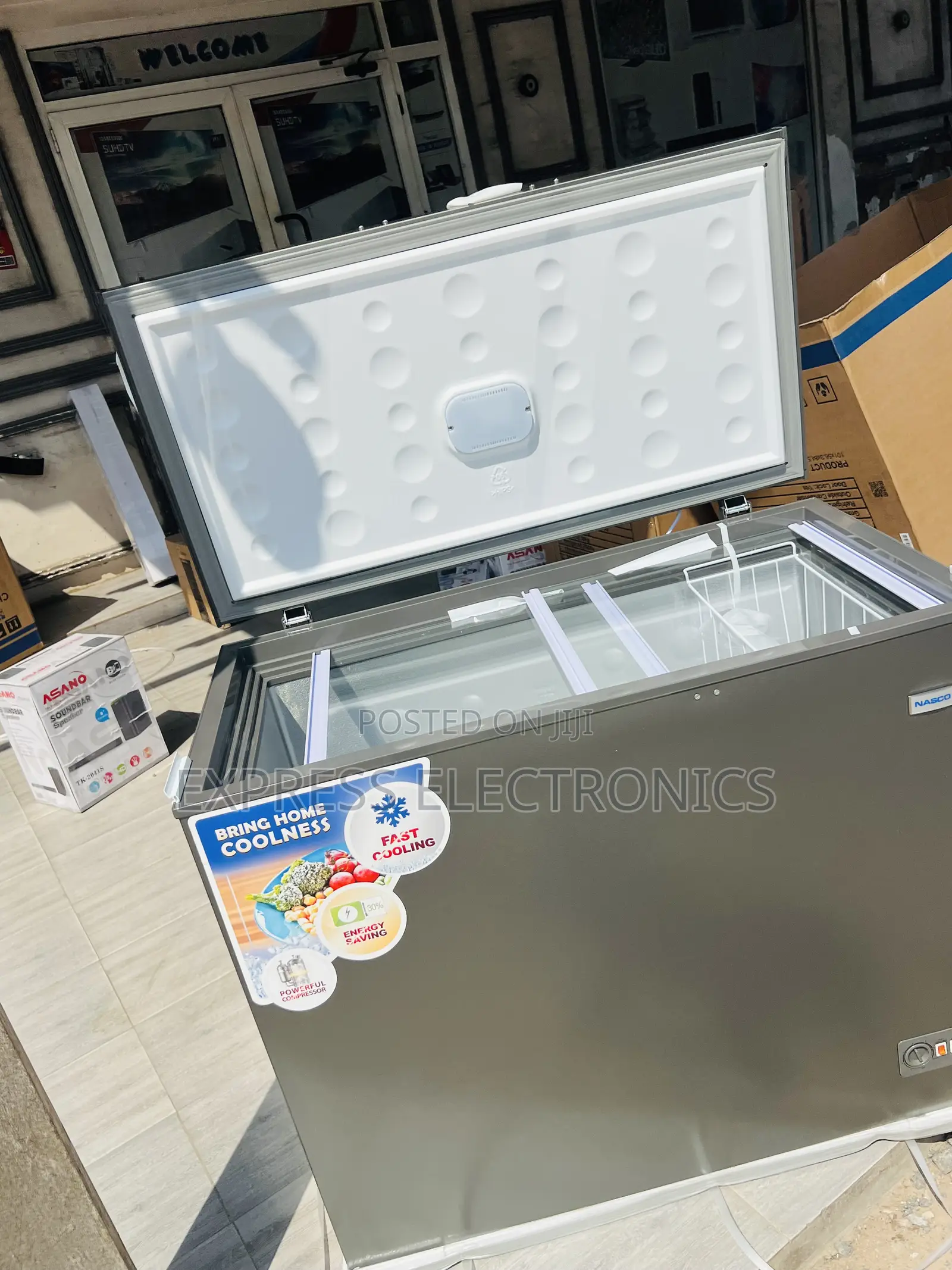 380L Chest Freezer Single Door Nasco NAS-420fl
