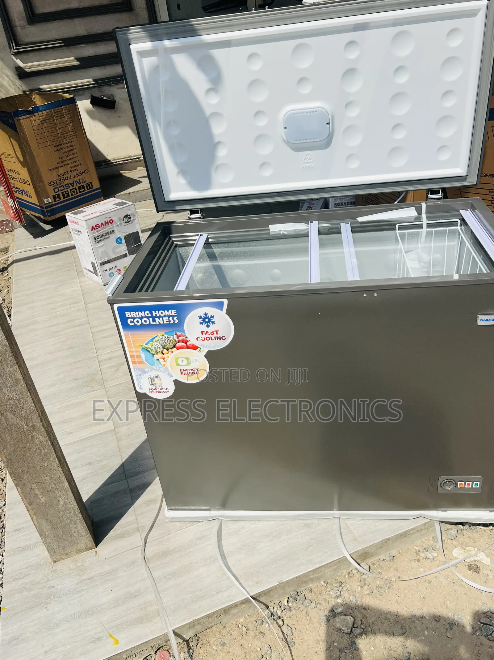 380L Chest Freezer Single Door Nasco NAS-420fl