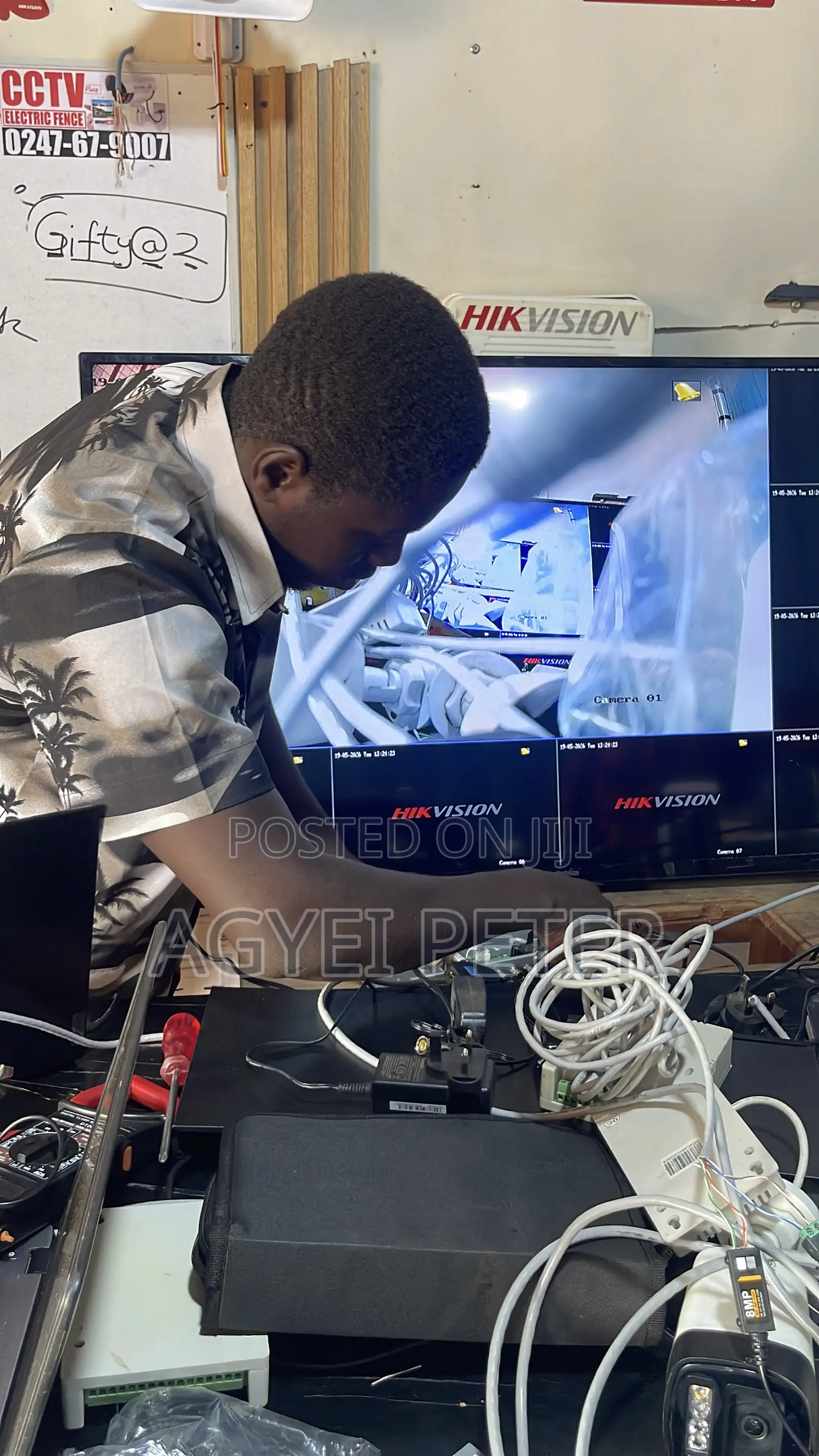 Professional CCTV Installer in Kumasi