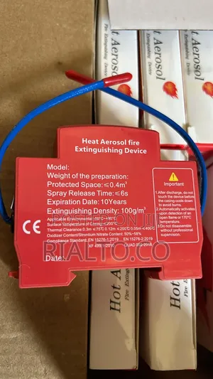Heat Aerossol Fire Extinguisher Device