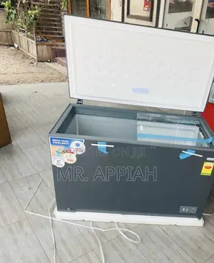 Check Out Nasco Nas-420 Single Door Electric Chest Freezer(380L)Gray.