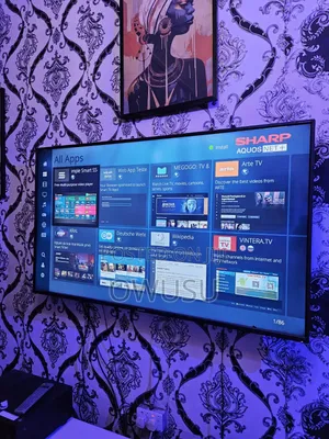 Sharp Smart TV Line on Screen