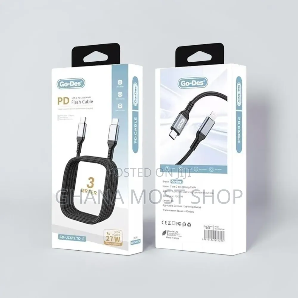Go-Des Type-C to Lightning Charger(1510)