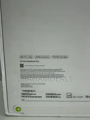 New Laptop Apple MacBook Pro 2024 M4 Pro 24GB Apple M4 Pro SSD 512GB