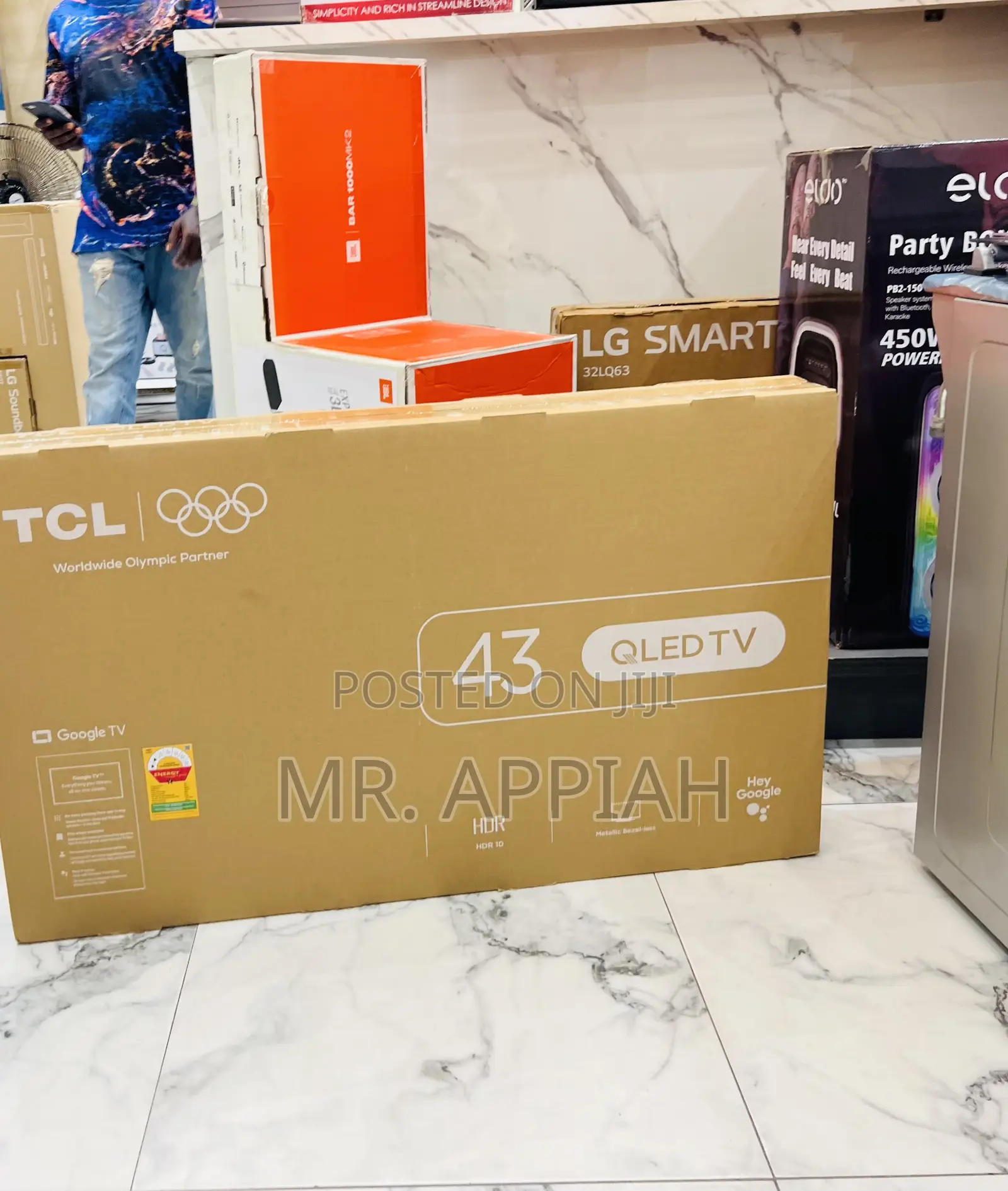 Get TCL 43 Incb Qled Smart Satellite Android Television(2024).