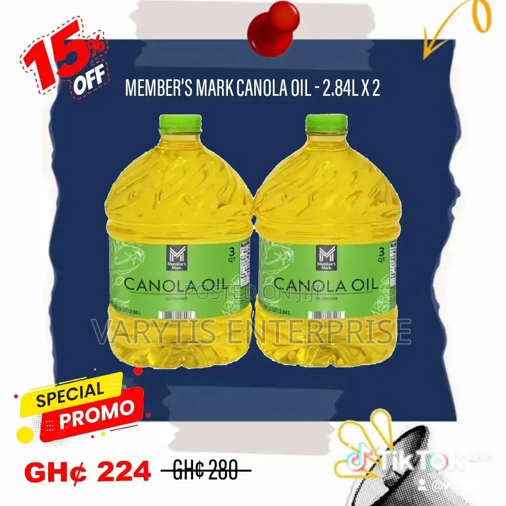 Canola Oil , the 2 Is Going for 224 Cedis
