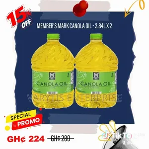 Canola Oil , the 2 Is Going for 224 Cedis
