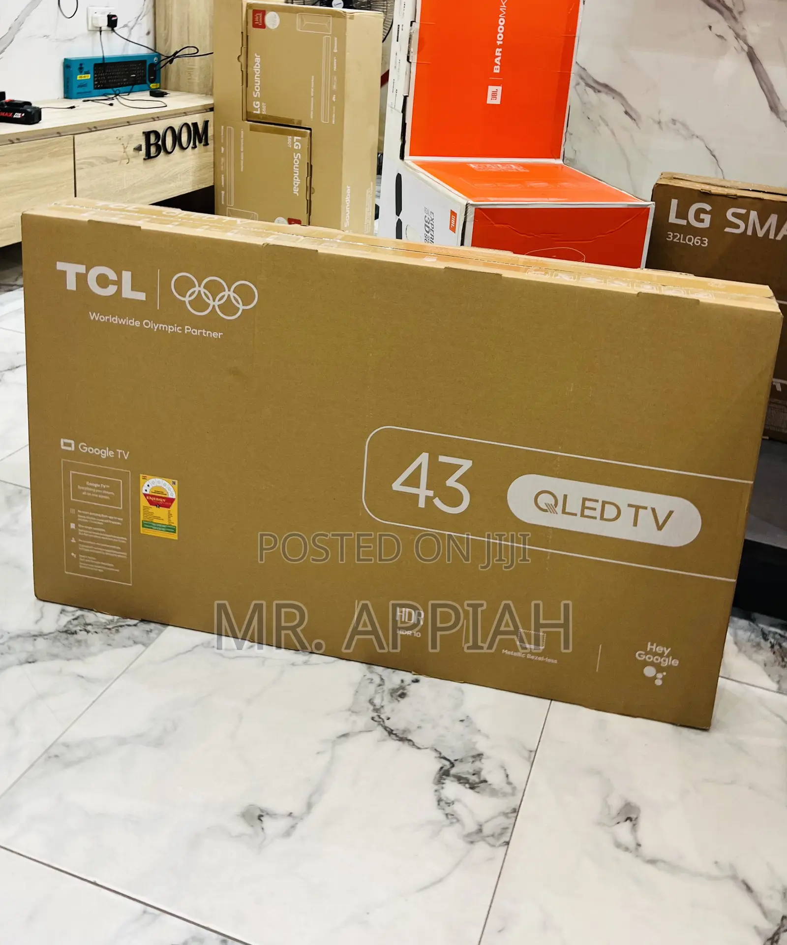 Quality TCL 43 Qled Full Hd Smart Satellite Android TV 