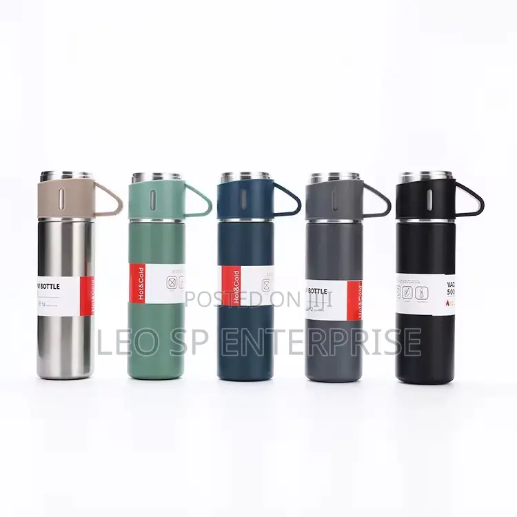 Thermos Flask With 2 Cups