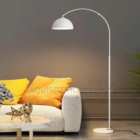 Arc Floor Lamp Available in Black and White