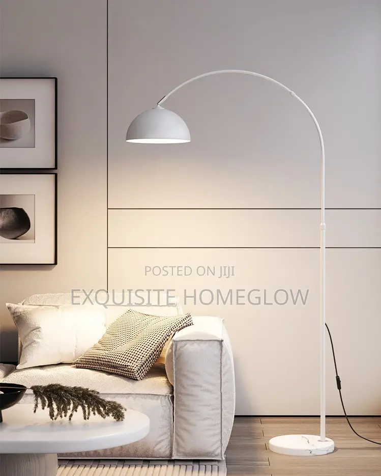 Arc Floor Lamp Available in Black and White