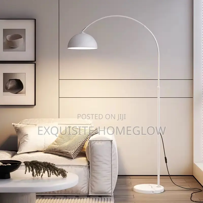 Arc Floor Lamp Available in Black and White