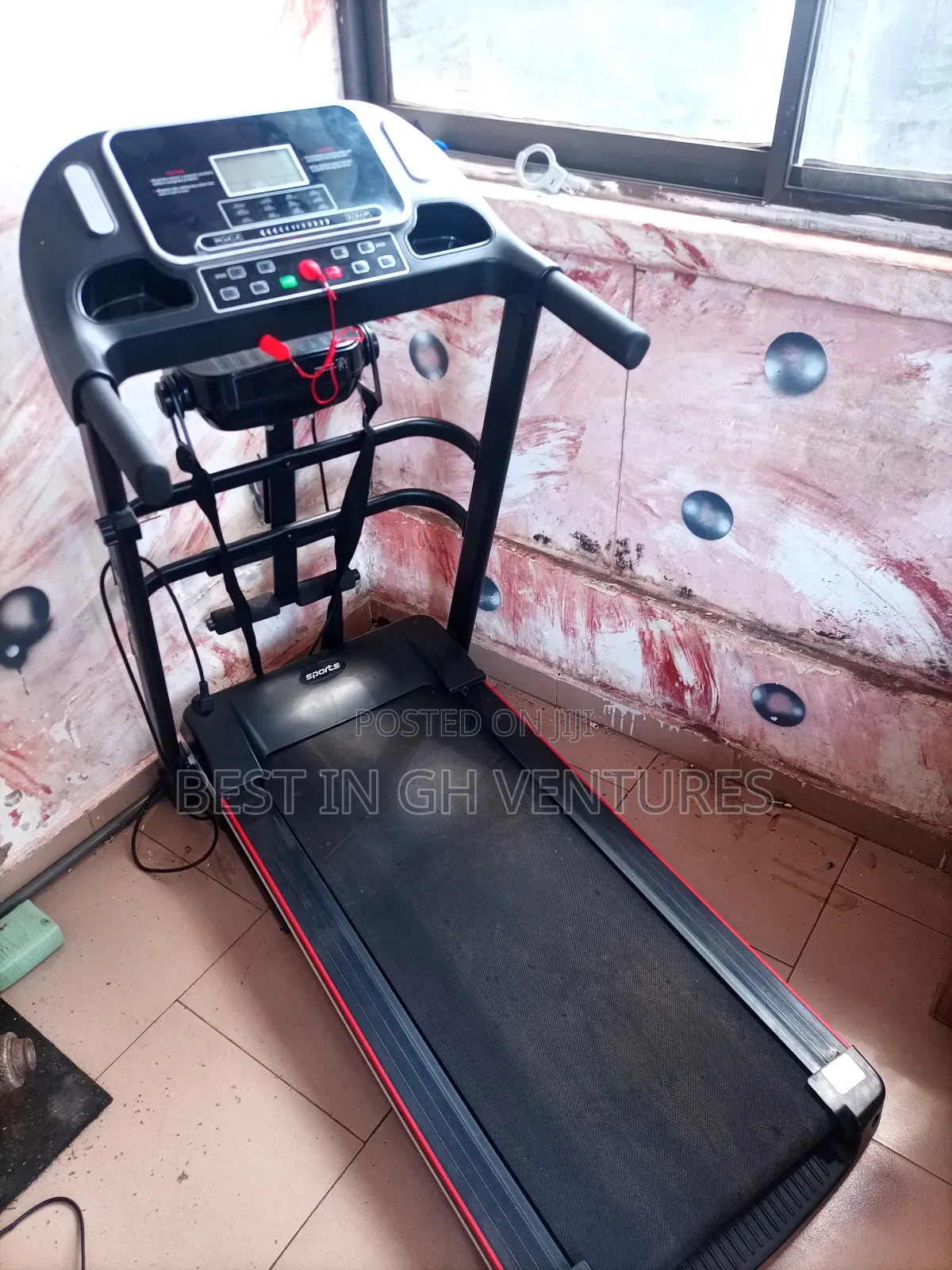 Running,Walking,Jogging Foldable Treadmill +Massager + Dumbell