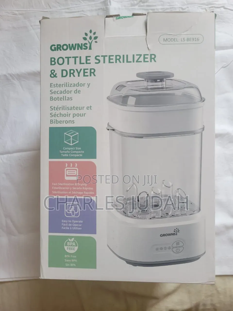 Bottle Sterilizer Dryer (Grownsy)