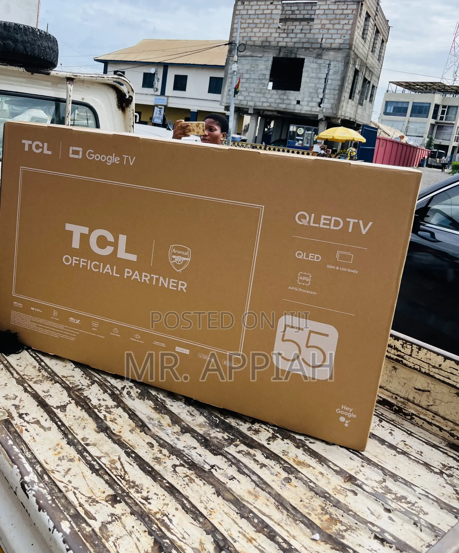 Extremely Classic TCL 55” Qled Smart Screen TV(2024 Model).