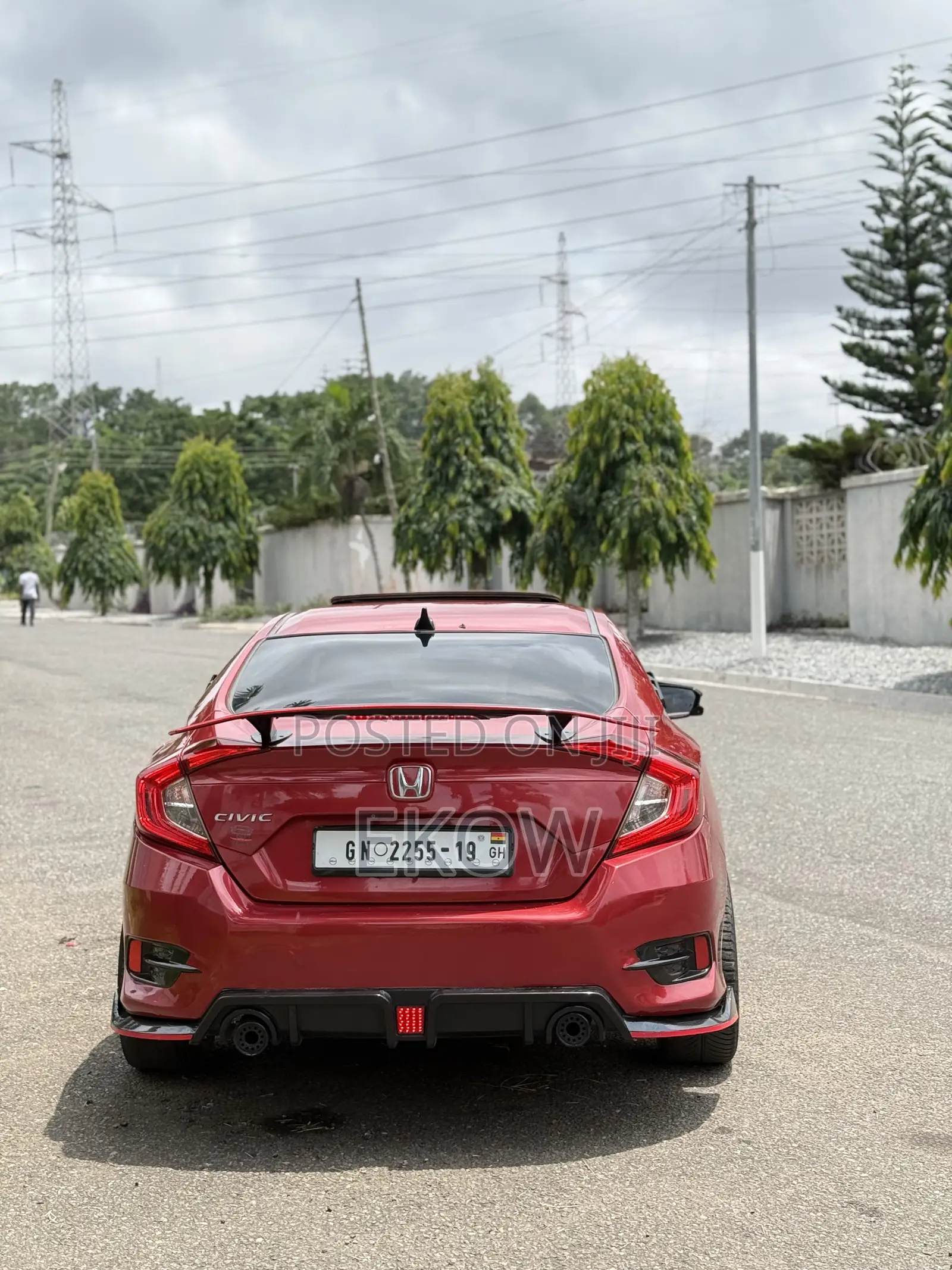 Honda Civic 2016 Burgundy