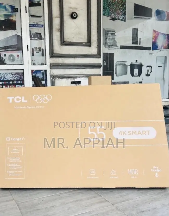 Purchase Authentic TCL 55” Qled Smart TV(2025 Model) Black