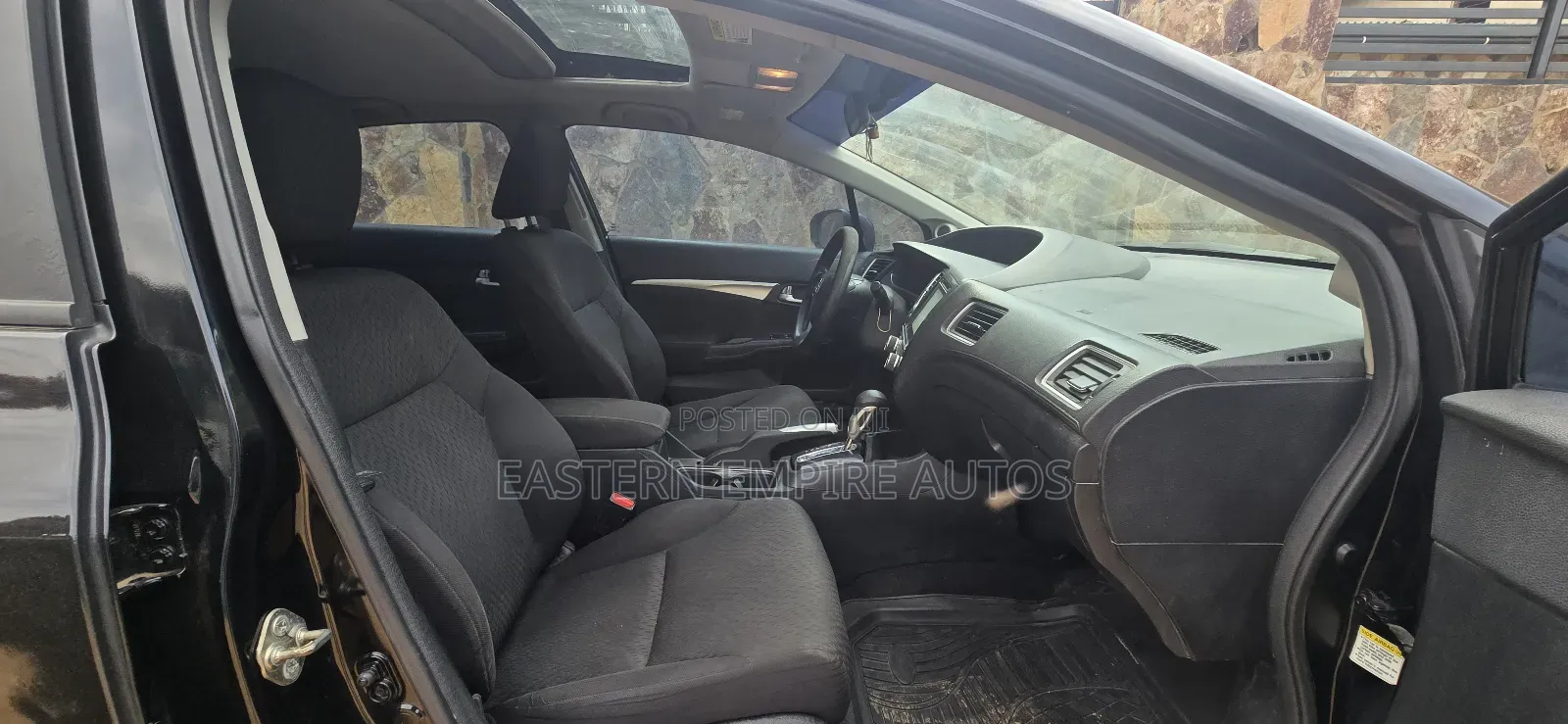 Honda Civic LX 4dr Sedan (1.8L 4cyl CVT) 2015 Black