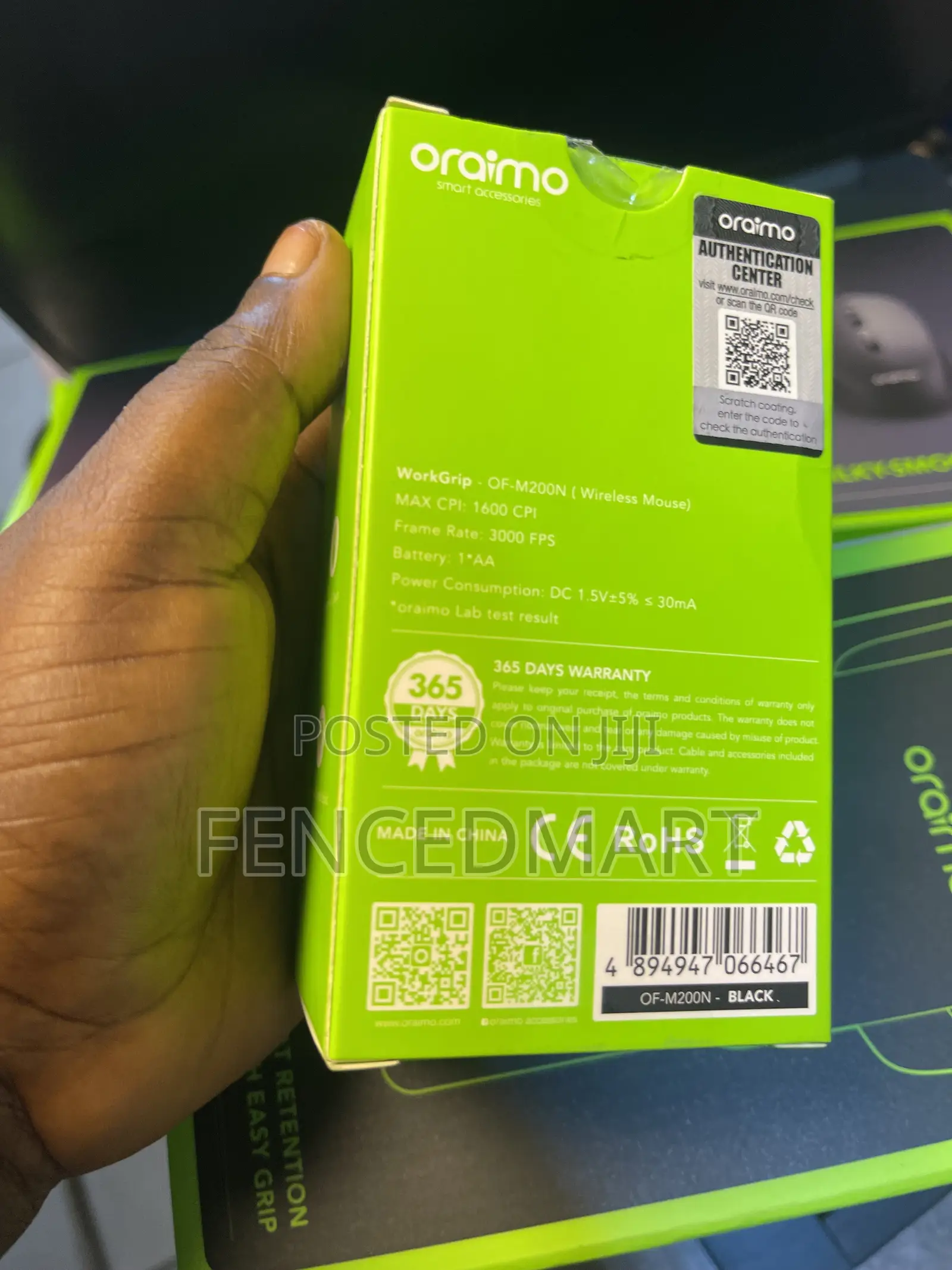 Oraimo Click Flow Wireless Mouse – Brand New