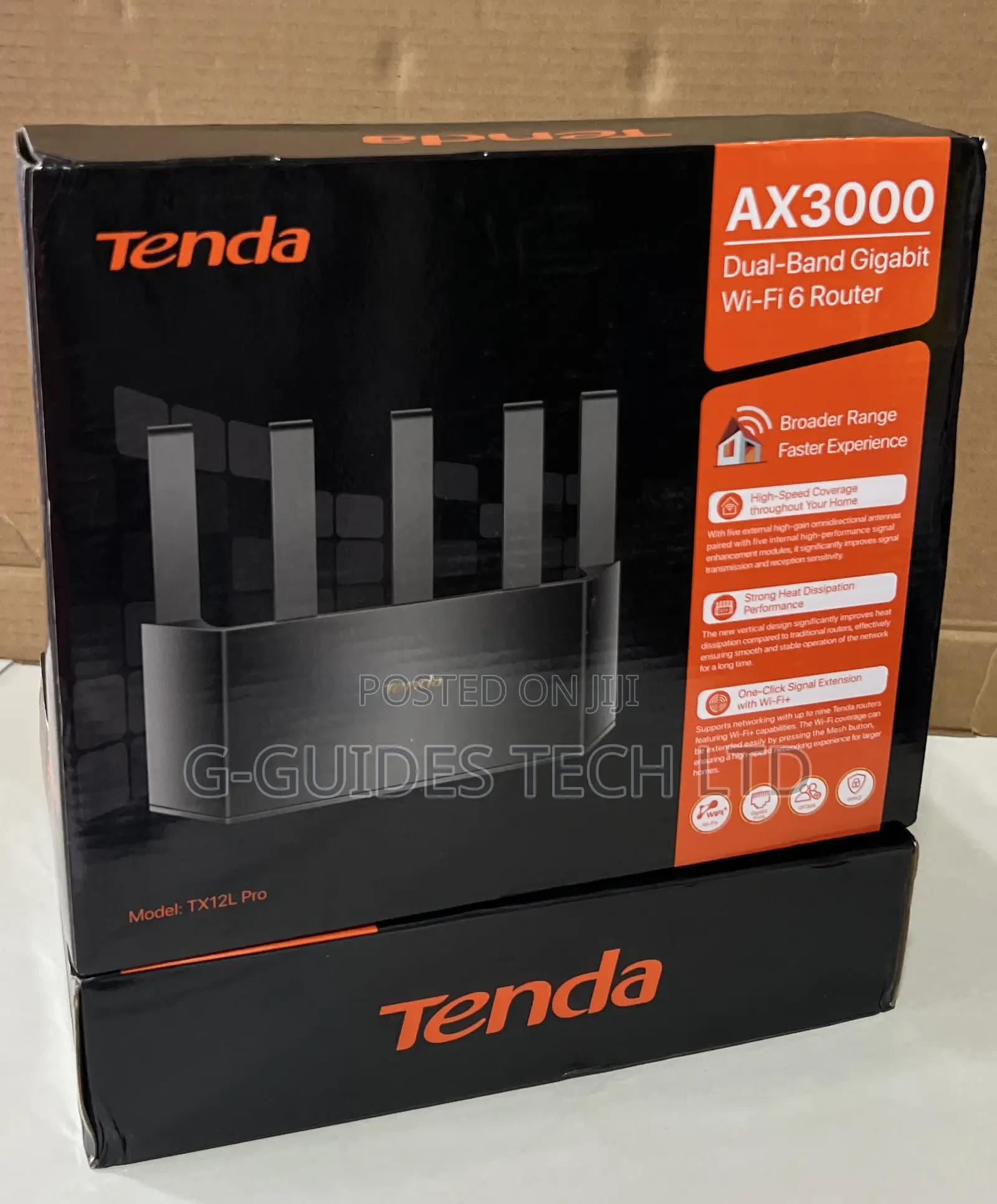 Tenda TX12L Pro AX3000 Dual-Band Gigabit Wi-Fi 6 Router