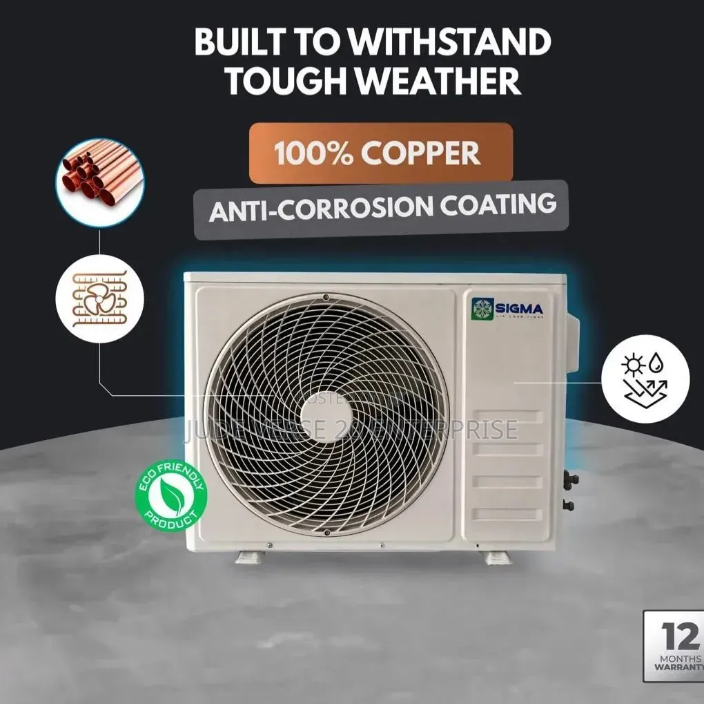 Sigma Split Type Air Conditioner 1.5hp With R32 Gas
