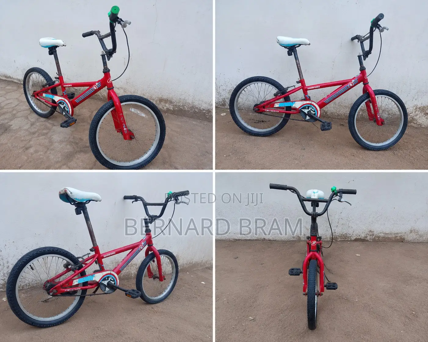 Fire Engine Red BMX Bike – Clean Smooth Ride