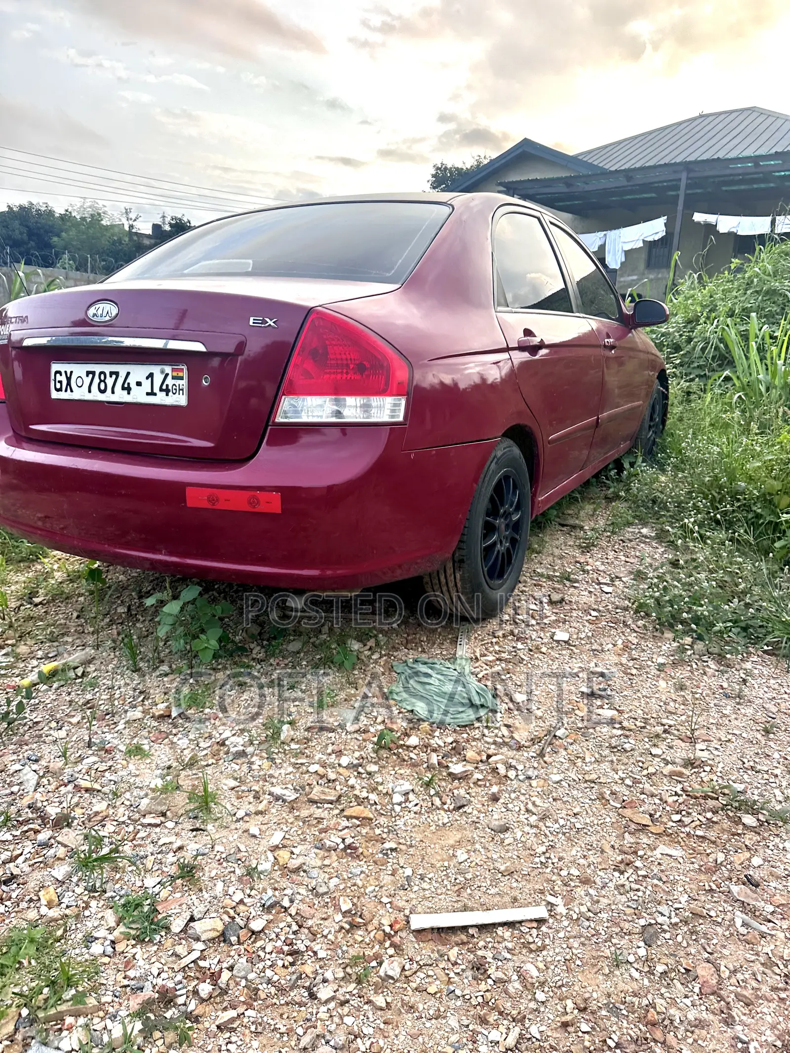 Kia Spectra 2.0 LX 2007 Red