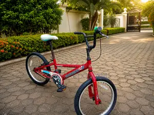 Fire Engine Red BMX Bike – Clean Smooth Ride