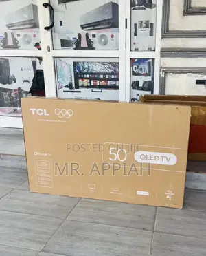 Get Premium TCL 50” Qled Smart Google TV(2025 Model) Black