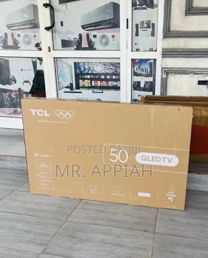 Get Premium TCL 50” Qled Smart Google TV(2025 Model) Black