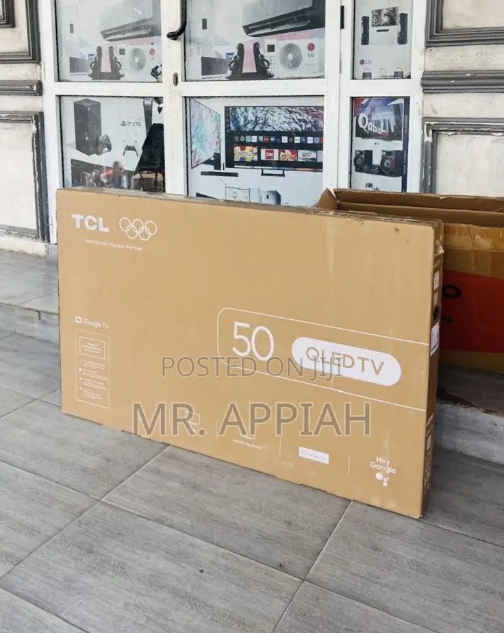 Get Premium TCL 50” Qled Smart Google TV(2025 Model) Black