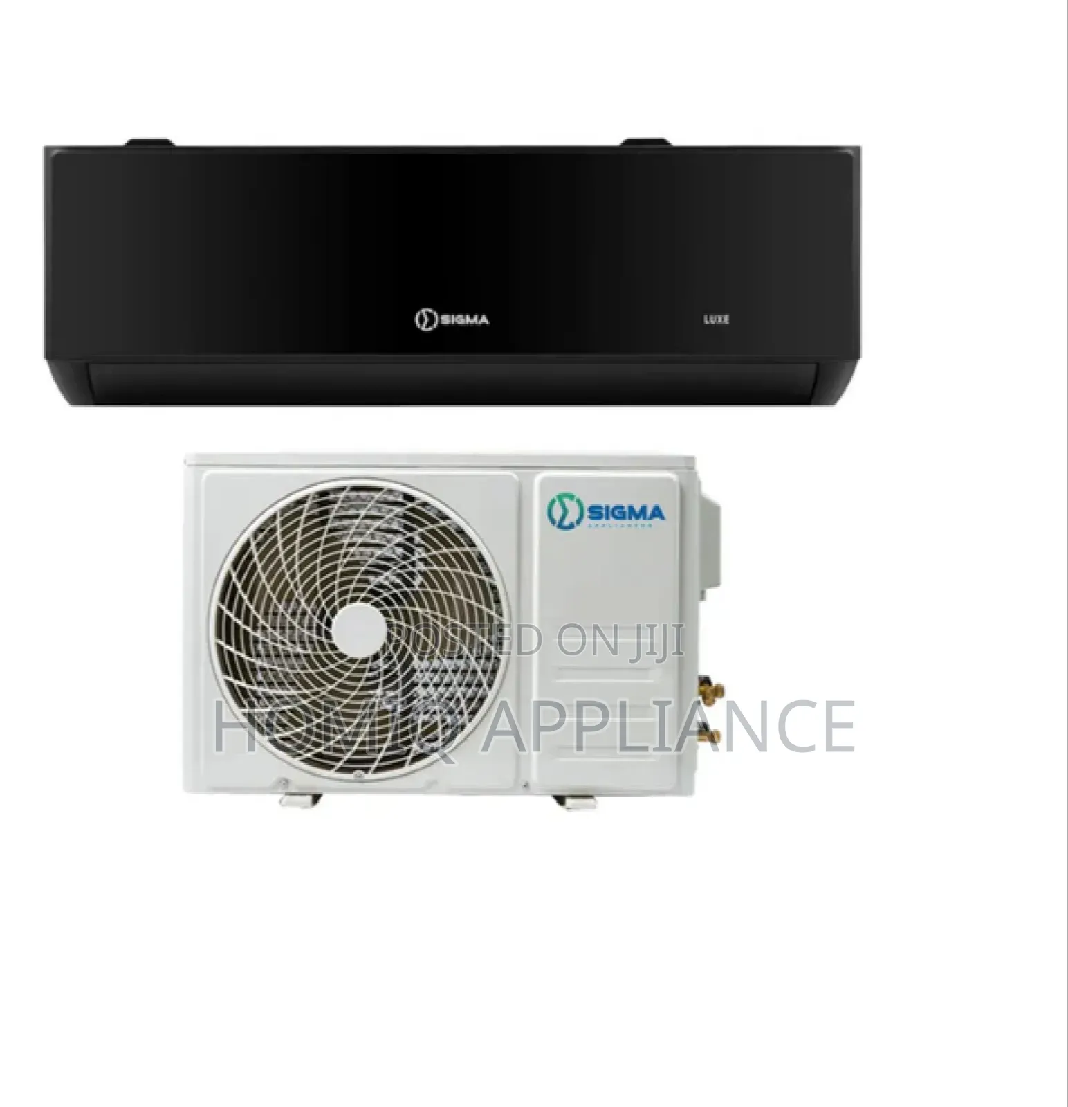 Sigma 2.0hp Black Mirror Air Conditioner R410 Gas Luxe Series