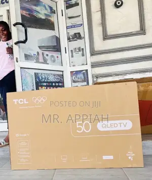 Super TCL 50 Inch Qled Smart Google TV(2025 Model) Black
