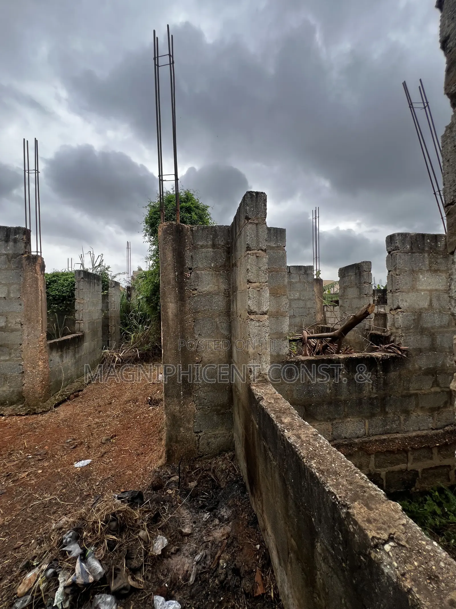 Uncompleted Four Bedroom House for Sale at Adenta New Legon Main Road
