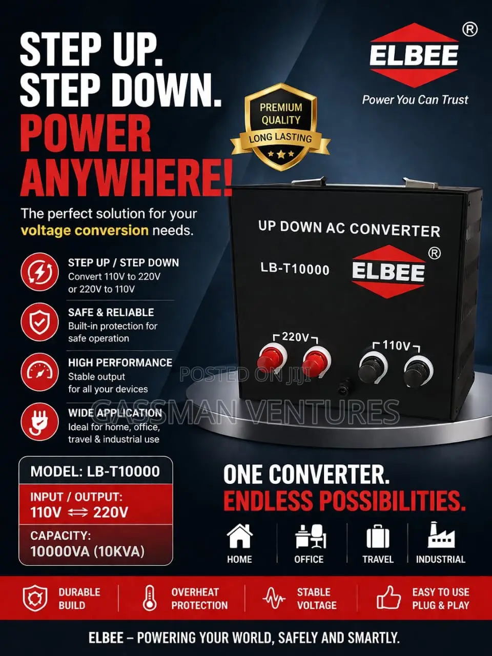 Elbee 10,000 KVA Step Up / Down Regulator