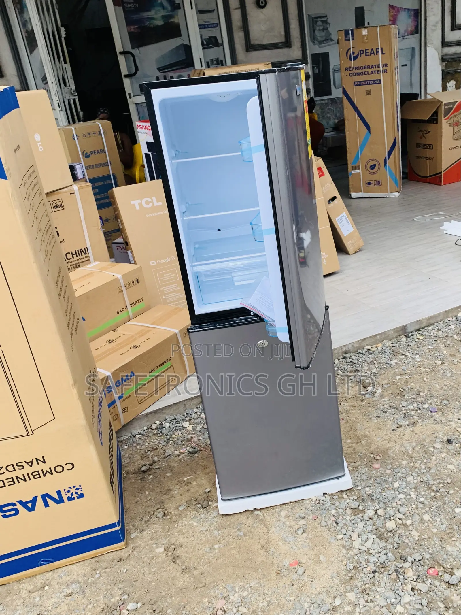 Accurate New NASCO 147L Gross Double Door Refrigerator(DD2-20/Nasd2-20