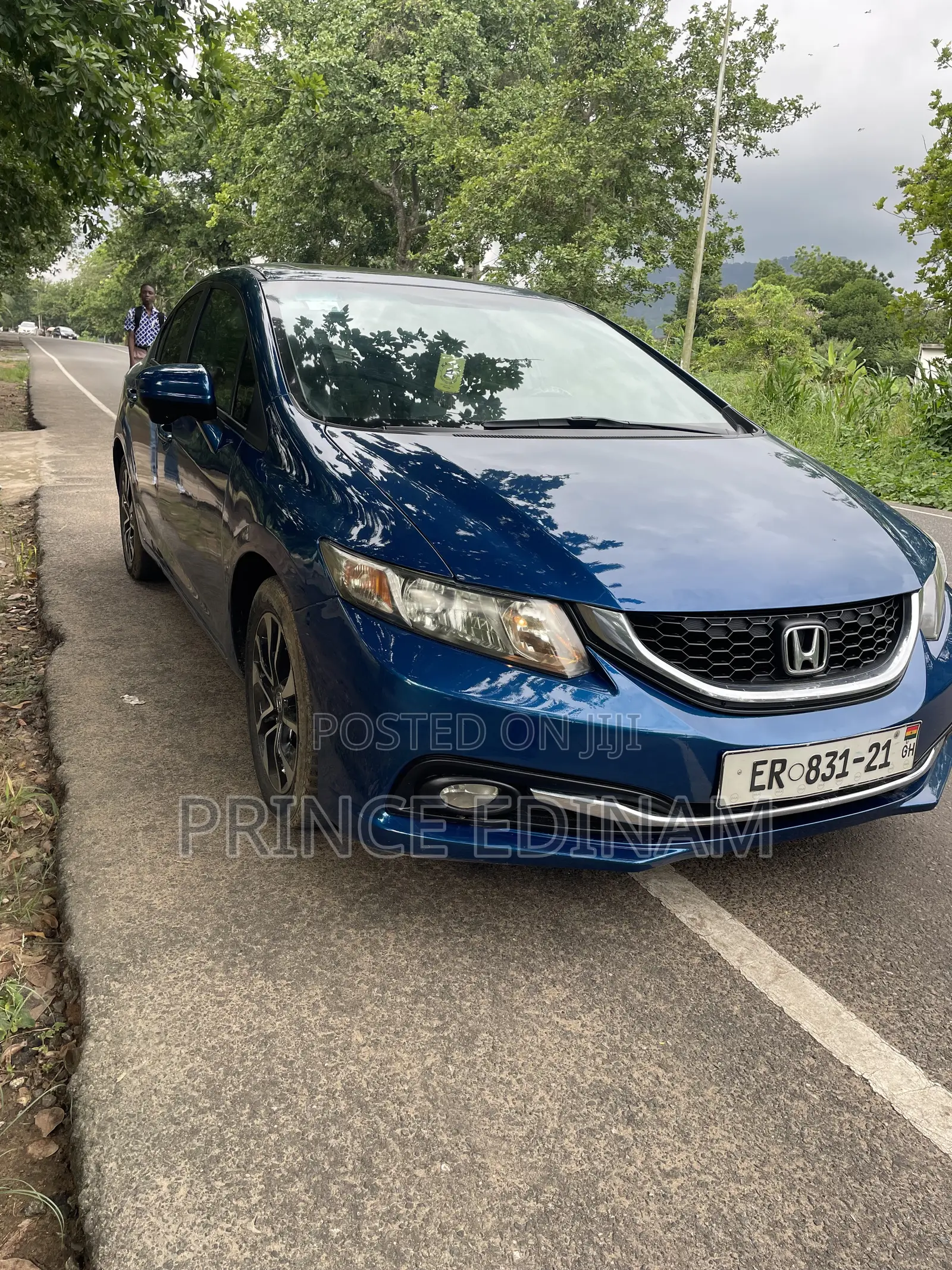 Honda Civic EX 4dr Sedan (1.8L 4cyl CVT) 2014 Blue