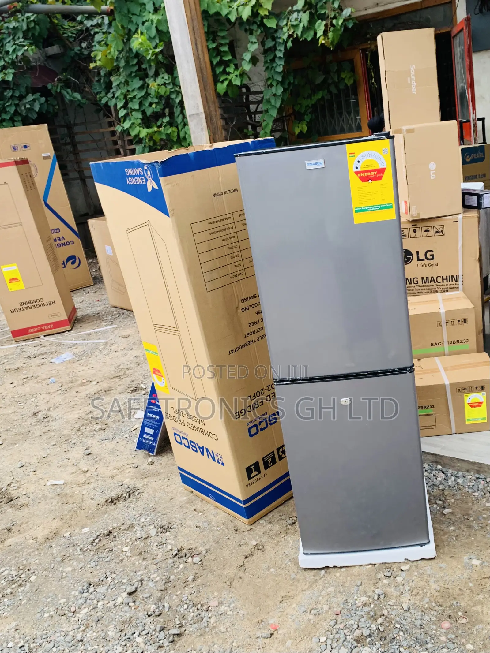 Kindly Buy NASCO 147L Gross Double Door Refrigerator (DD2-20/NASD2-20