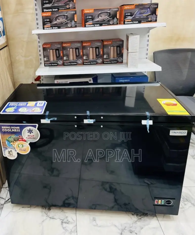 Purchase Nasco 400Liters Single Door Chest Freezer(Black) 