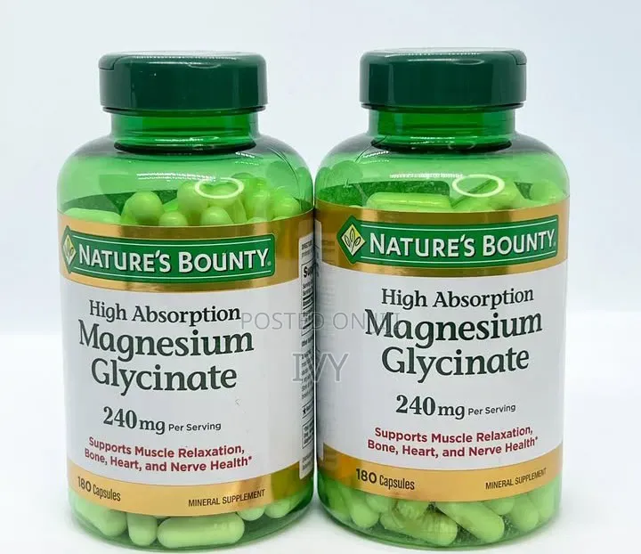 Nature's Bounty Magnesium Glycinate 240mg 180caps