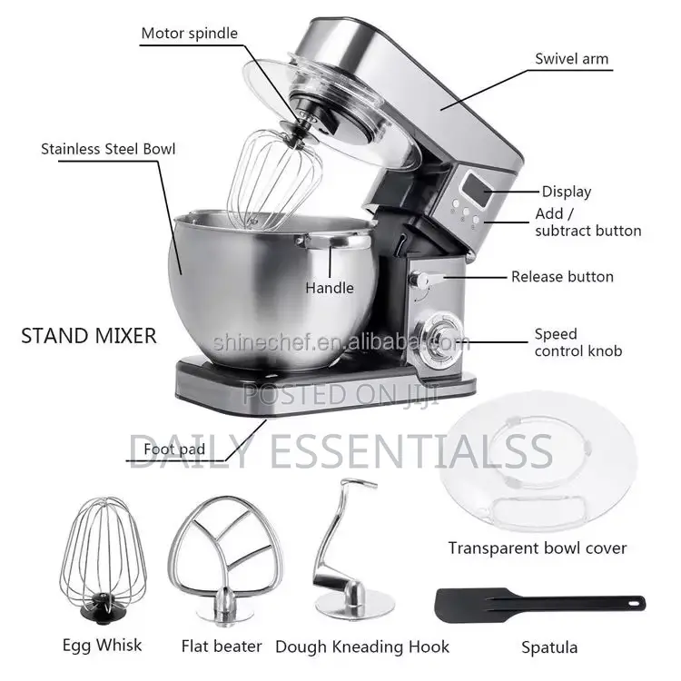 SOKANY 12L Commercial Stand Mixer for Baking