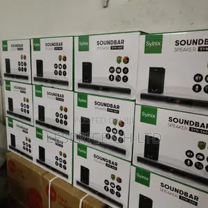 Super Efficient Syinix Black Soundbar Subwoofer Bluetooth