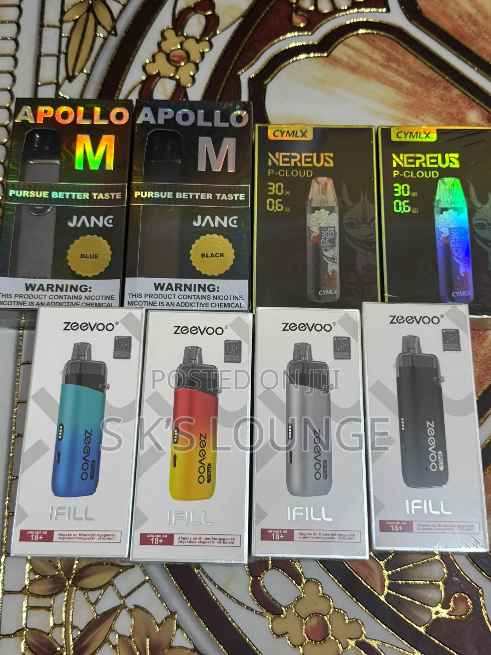 Chargeable and Refillable Vape 