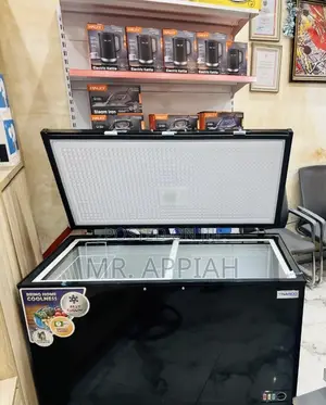 Super Classic Nasco 400L Single Door Electric Chest Freezer(Black)