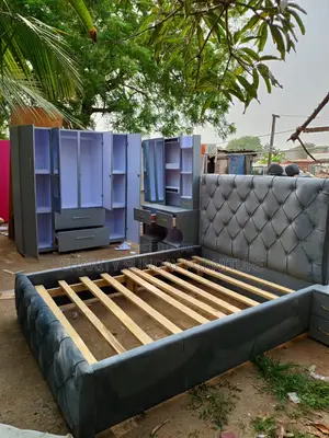 BEDROOM SET(bedframe,Dresser, 4in One Wardrobe)