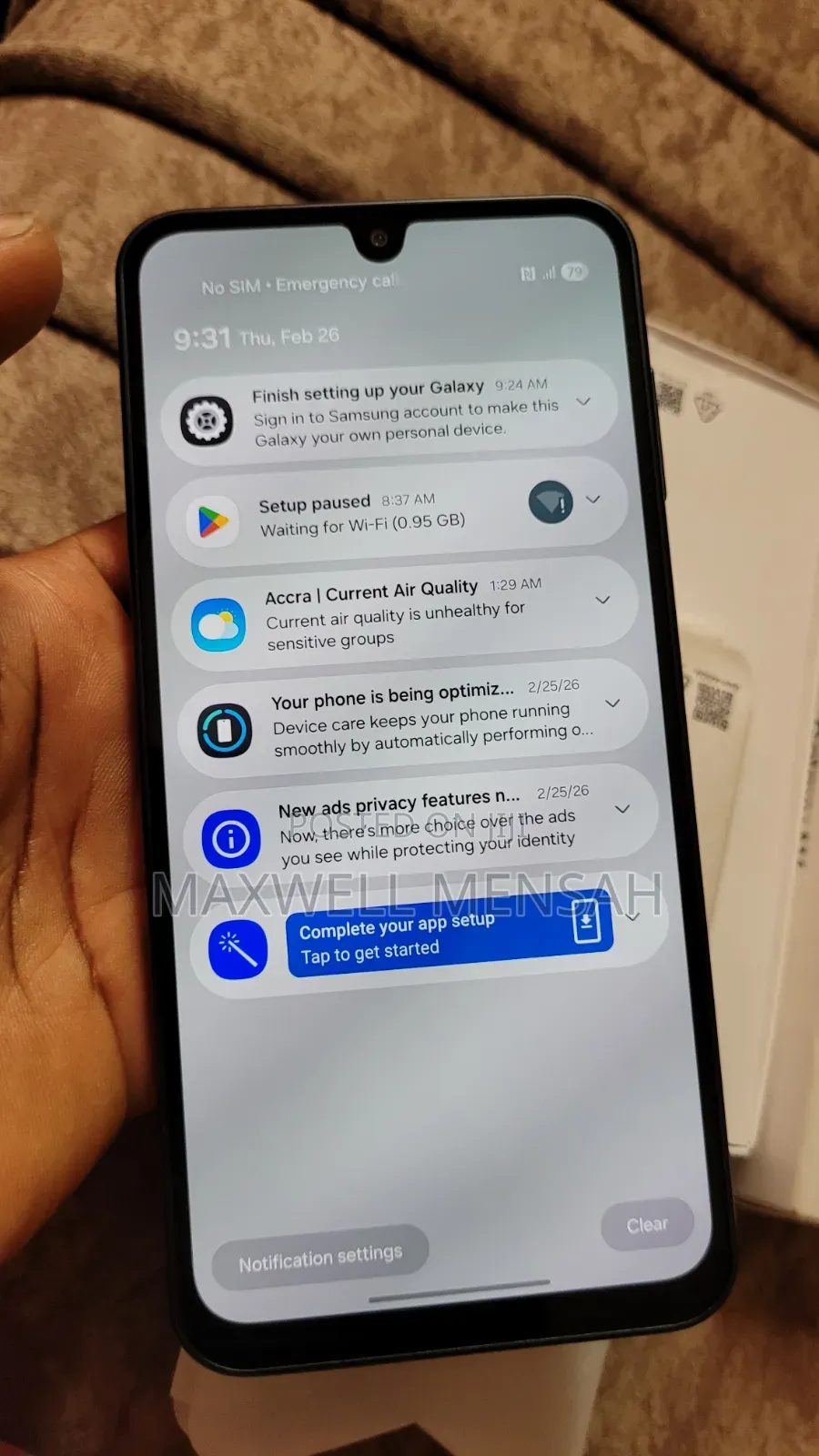 New Samsung Galaxy A16 128 GB Black