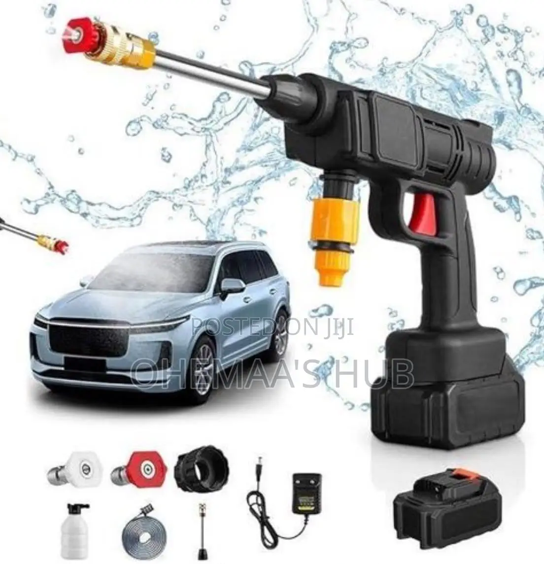 Portable High-Pressure Car Washer–12V Vehicle MountedElectric Wash