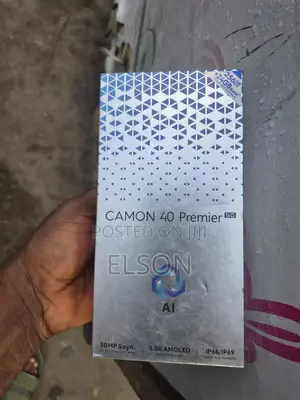 New Tecno Camon 40 Premier 256 GB Black