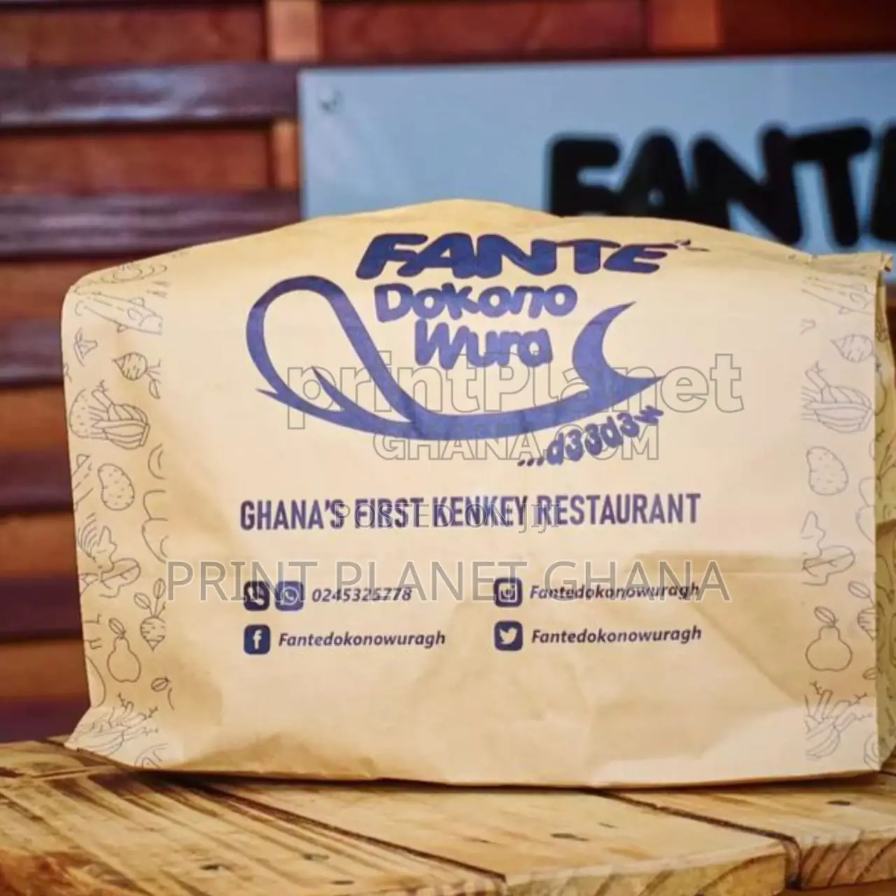 Brown Light Paper Bag